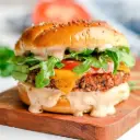 Burger with Vegetable